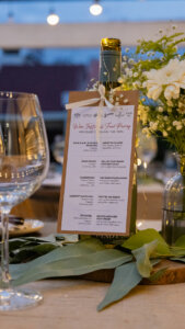 Wine tasting event decoration